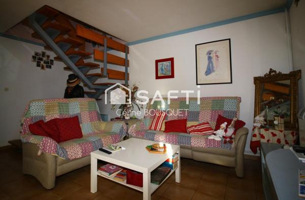 Maison R+1 de 90 m² avec piscine, garage et studio