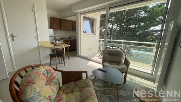 A VENDRE, studio à CARNAC parfaitement situé au calme, à deux pas de la plage et de l'animation de la station