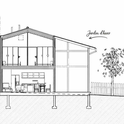 Terrain viabilisé et libre de constructeur avec Permis de Construire accepté