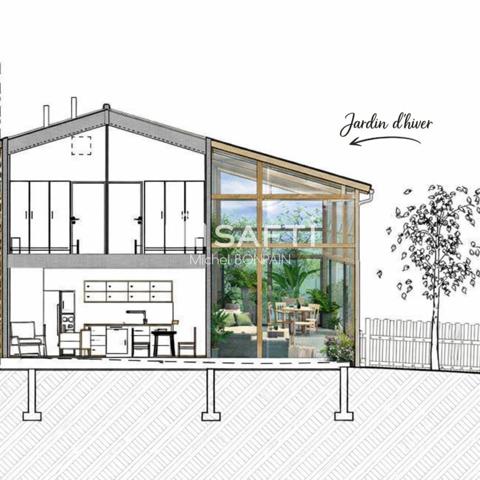 Terrain viabilisé et libre de constructeur avec Permis de Construire accepté