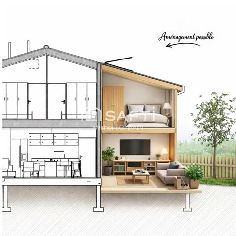 Terrain viabilisé et libre de constructeur avec Permis de Construire accepté