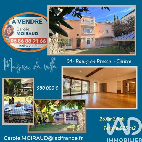 Maison à vendre 9 pièces 268 m² Bourg-en-Bresse