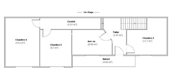 Maison de ville familiale avec terrasse et garage