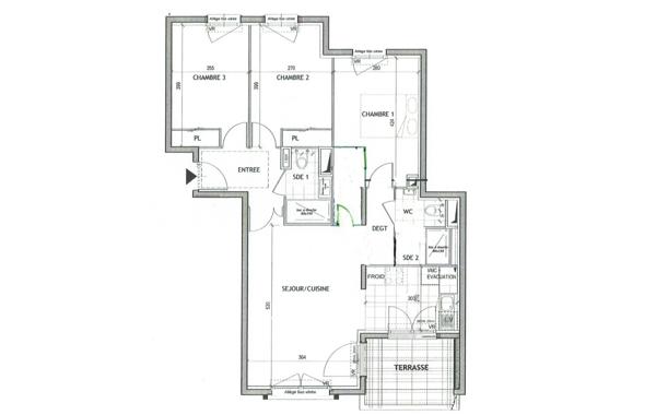 Appartement à vendre 4 pièces 74 m² Saint-Cyr-l'École
