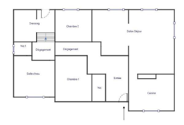 Eaunes (31600) Maison 111 m² avec grand jardin et dépendances