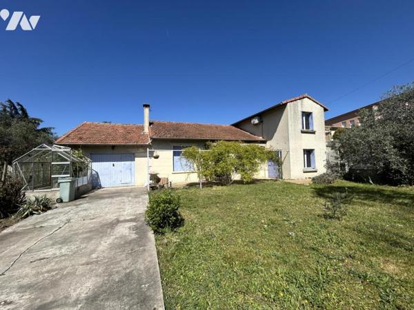 Montélimar, maison ind.117m2 hab., parcelle 623m2.