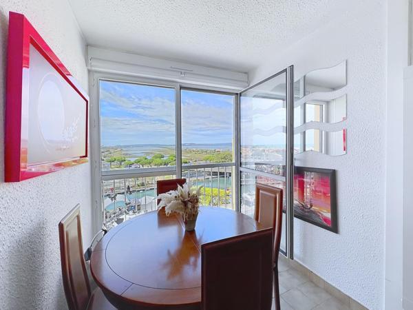 STUDIO CABINE LUMINEUX ET VUE DEGAGEE MER ET ETANGS