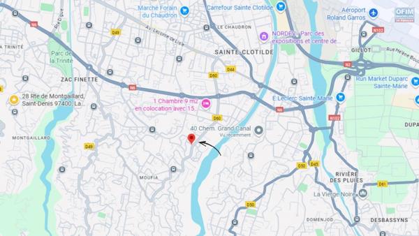 Vente Appartement T4 sous comble de 130m2 à Saint-Denis 974 - Moufia