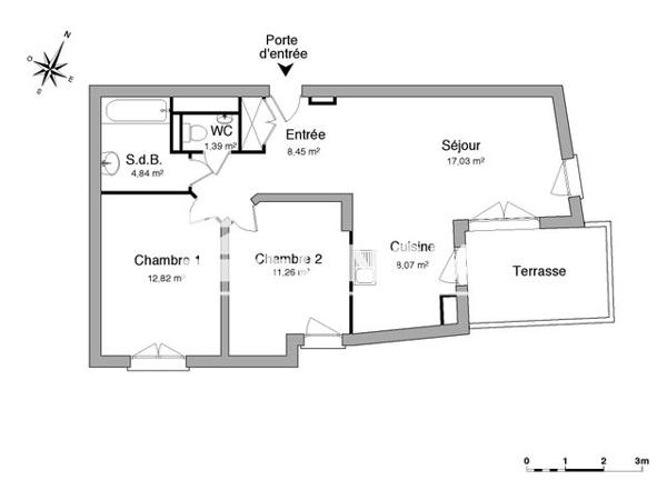 Location Appartement 3 pièces 63.86 m² - 29 RUE DES CAPUCINES Saverne 67700