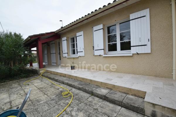 Maison de plain pied, 3 chambres, jardin, garage à TONNEINS (47)