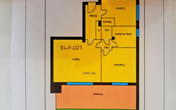 Appartement à vendre    2 pièces • 44,69 m2 Antibes