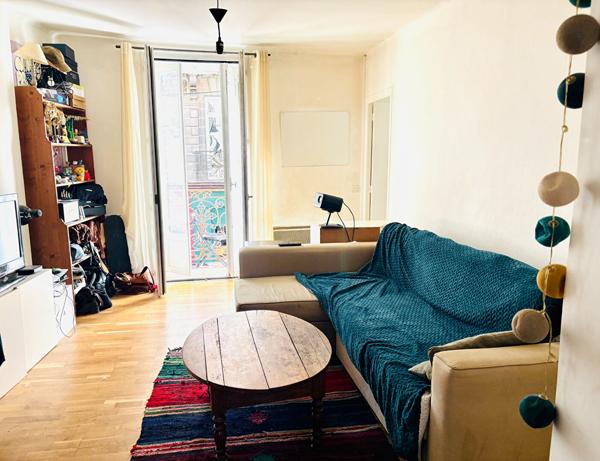 A VENDRE NANTES SAINT-CLEMENT CHARMANT TYPE 2 FONCTIONNEL DANS BEL ANCIEN
