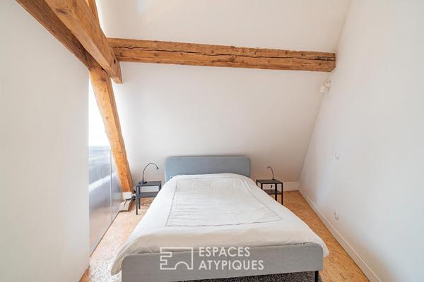 Duplex dans un ancien atelier avec terrasse quartier Neudorf