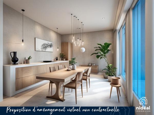 Appartement 103m², 3 chambres avec garage en sous sol