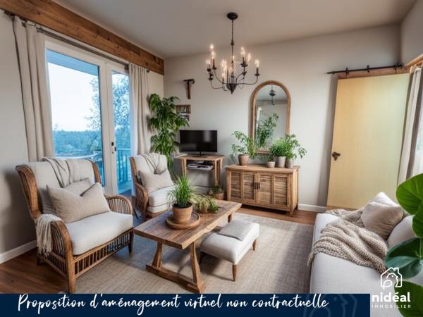 Appartement 103m², 3 chambres avec garage en sous sol