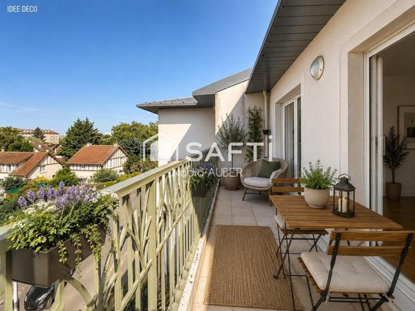 À VENDRE – Superbe 3/4 pièces dernier étage  avec grand balcon et parking – Plateau de Vitry-sur-Seine