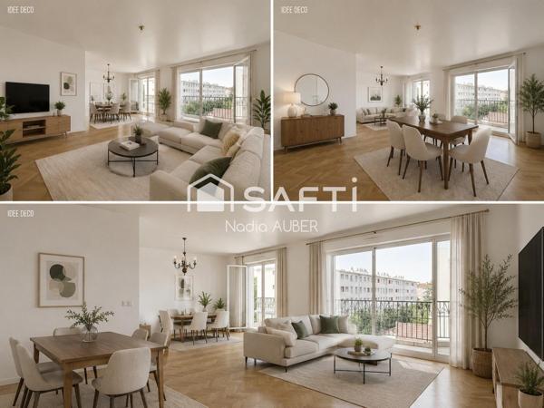 À VENDRE – Superbe 3/4 pièces dernier étage  avec grand balcon et parking – Plateau de Vitry-sur-Seine