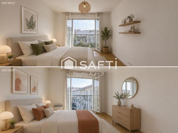 À VENDRE – Superbe 3/4 pièces dernier étage  avec grand balcon et parking – Plateau de Vitry-sur-Seine