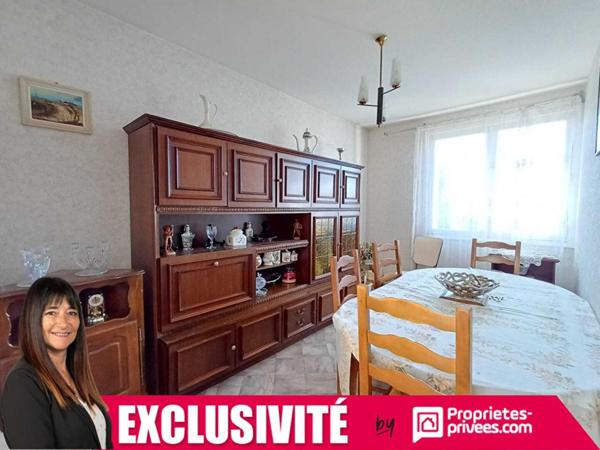 Roanne centre T5 avec balcon, vue dégagée et stationnement