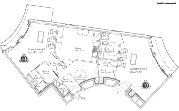 Appartement – 89m² – Paris 4ème