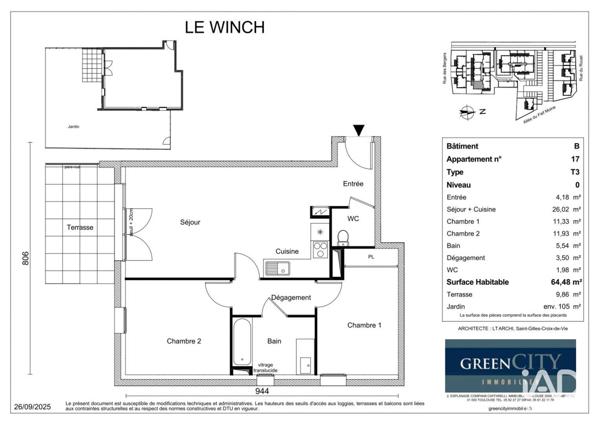 Appartement à vendre 3 pièces 64 m² Les Sables-d'Olonne