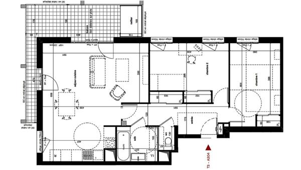 Appartement à vendre 3 pièces 73 m² Saint-Julien-en-Genevois