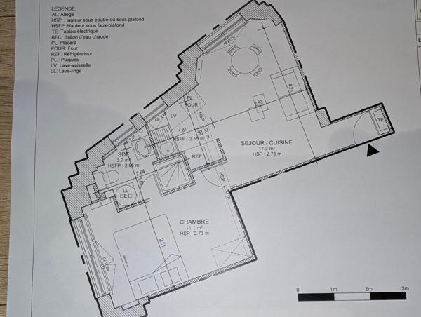 2 pièces – 32,2 m² – Face au parc Pic