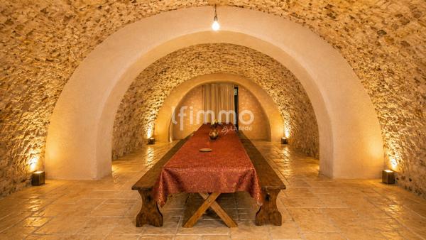 Bien historique : restaurant, cave voutée, cour, jardin, appartements