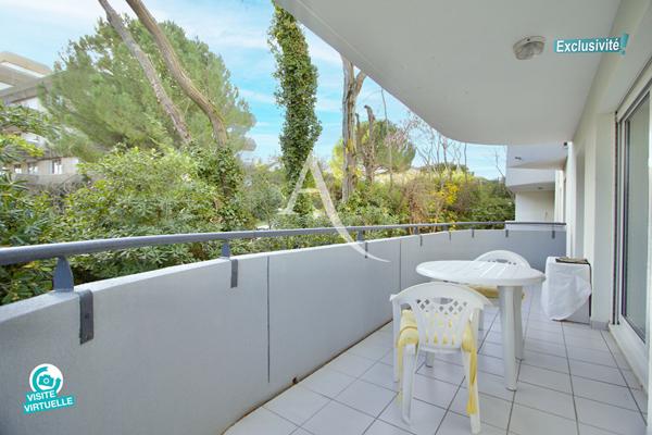 MONTPELLIER - ESTANOVE - RÉSIDENCE 1995 AVEC ASCENSEUR - 2 PIÈCES -38,50M2 ENVIRON - GRAND BALCON - PARKING PRIVATIF SÉCURISÉ - TRAMWAY à 2 MINUTES À PIED