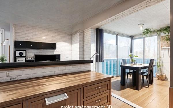 Appartement à vendre    5 pièces • 90,56 m2 Lyon 9