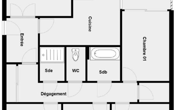 Appartement à vendre    5 pièces • 90,56 m2 Lyon 9