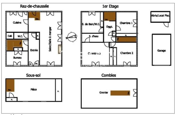 Barrière St Genès Bordeaux/Talence- maison de 200m2 avec 3 chambres, jardin, piscine, garage