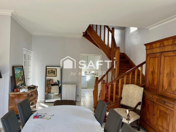 Barrière St Genès Bordeaux/Talence- maison de 200m2 avec 3 chambres, jardin, piscine, garage