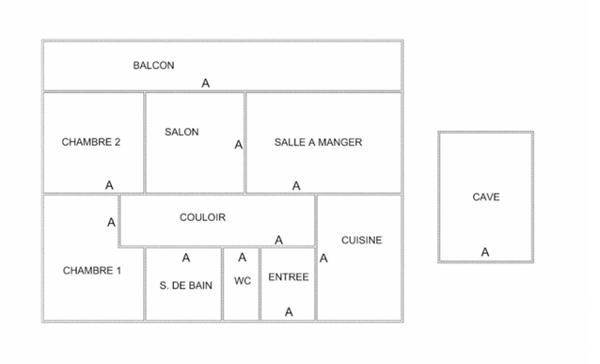 Appartement à vendre 3 pièces 65 m² Soyaux