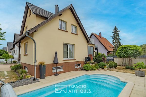 Maison d’architecte avec piscine