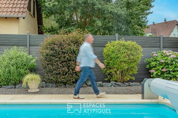 Maison d’architecte avec piscine