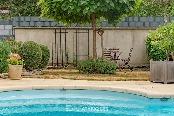 Maison d’architecte avec piscine