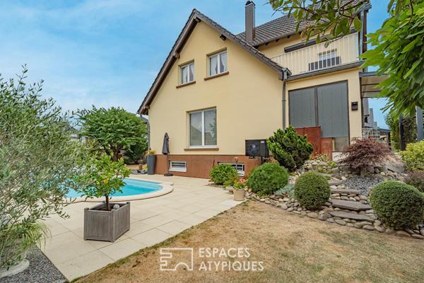 Maison d’architecte avec piscine