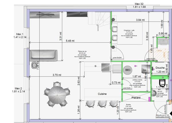 Maisons T5 en copropriété,4 chambres libre centre ville