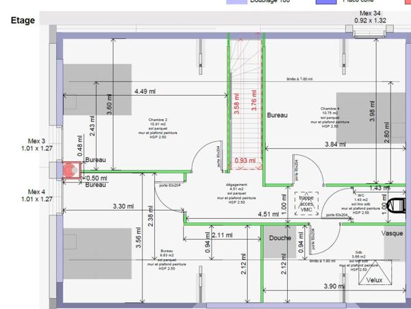 Maisons T5 en copropriété,4 chambres libre centre ville