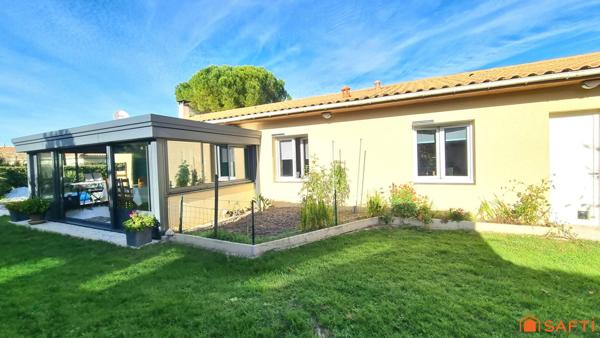 Plain-pied lumineux avec véranda et piscine – à 5 min de la mer