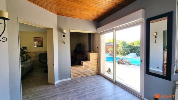 Plain-pied lumineux avec véranda et piscine – à 5 min de la mer