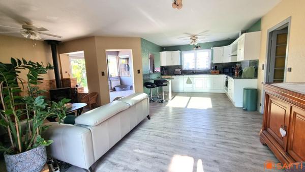 Plain-pied lumineux avec véranda et piscine – à 5 min de la mer