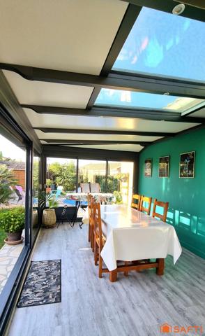 Plain-pied lumineux avec véranda et piscine – à 5 min de la mer