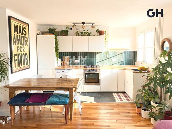 Traversant lumineux vue Canal - 49m² Pantin