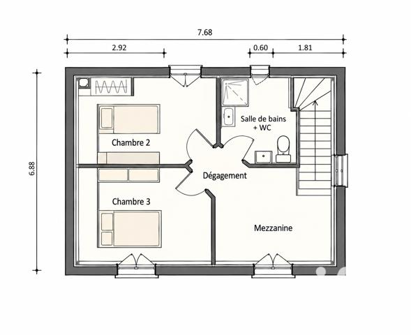 Maison à vendre 6 pièces 126,6 m² Villars-les-Dombes