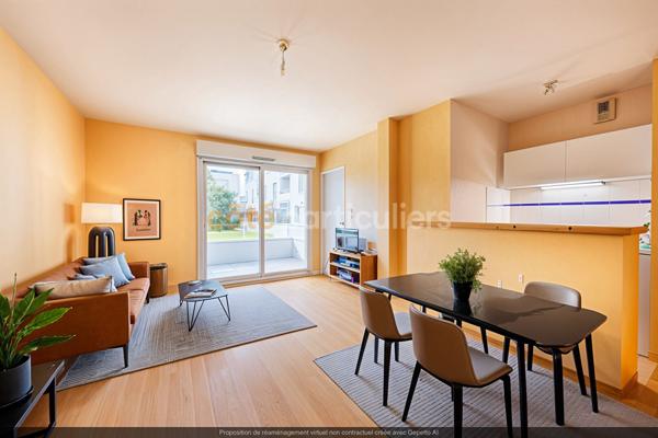 Vente Appartement39,17 m² - 2 Pièces - NANTES (44100)
