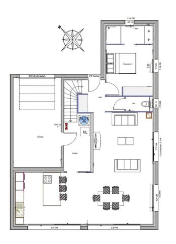Terrain + Maison à vendre 5 pièces - 128 m²