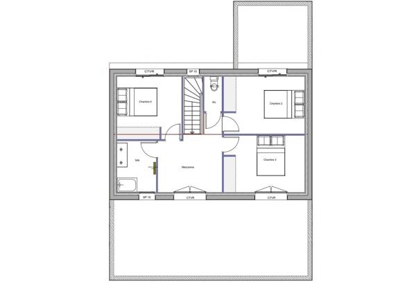 Terrain + Maison à vendre 5 pièces - 128 m²