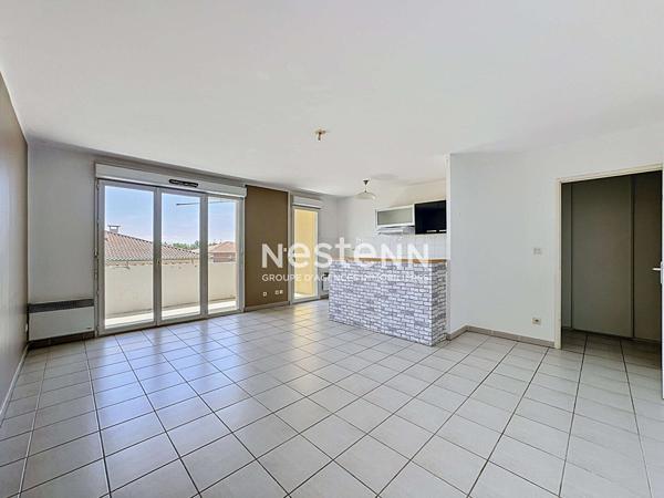 MURET - Appartement T3 lumineux avec balcon, ascenseur et parking